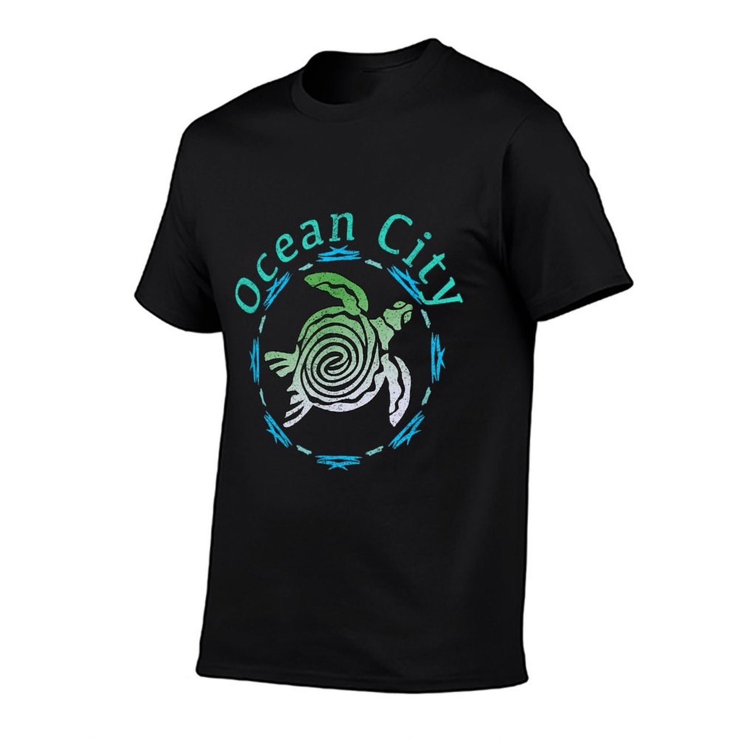 Ocean City Apparel  Vintage Tribal Turtle Gift  Cotton T-Shirt