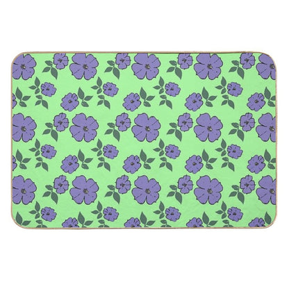 Lilacs Party  Slip-Resistant Bath Mat