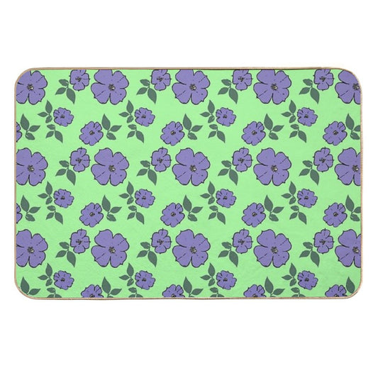 Lilacs Party  Slip-Resistant Bath Mat