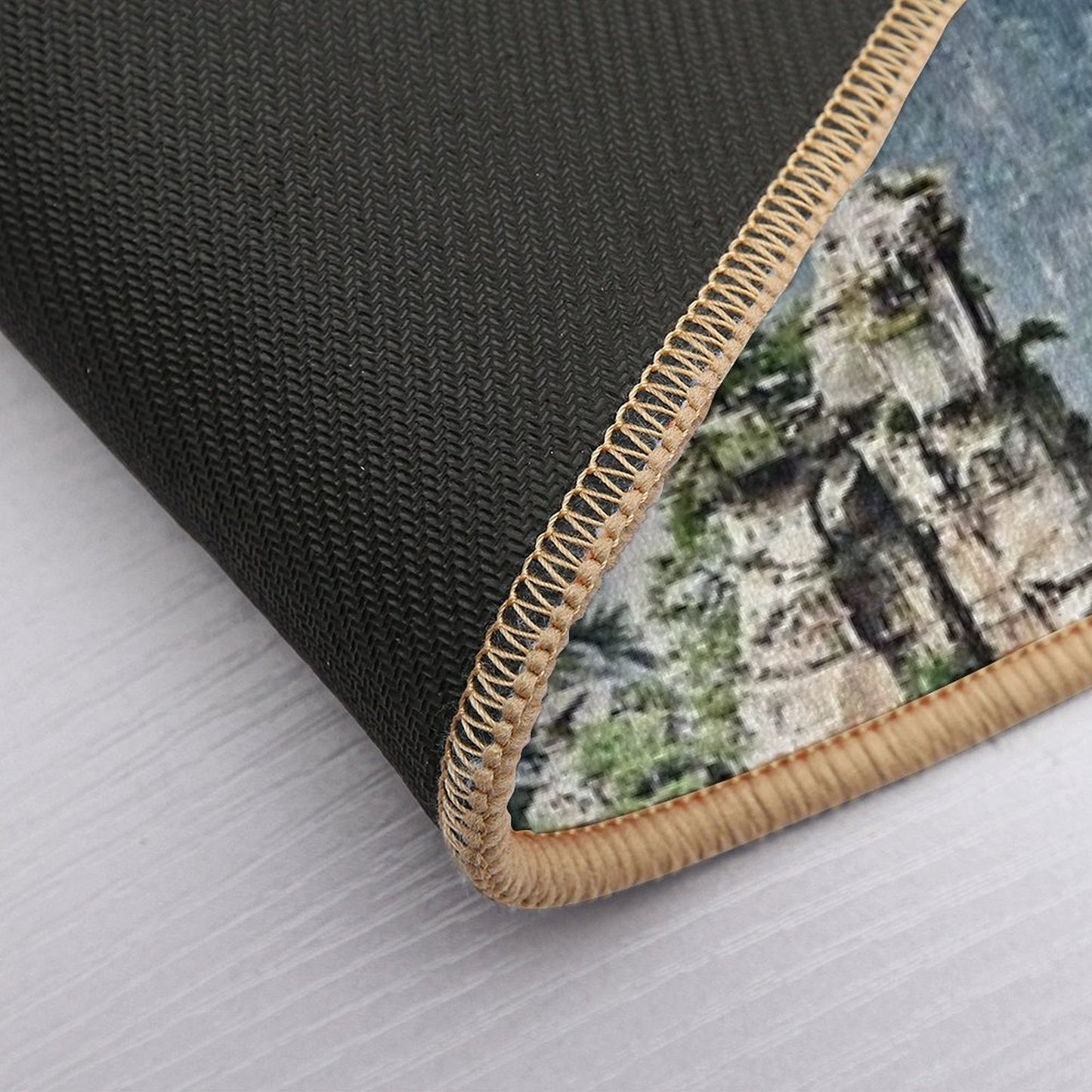 Floating Mountains Zhangjiajie National Forest Park Art Photo Print  Slip-Resistant Bath Mat