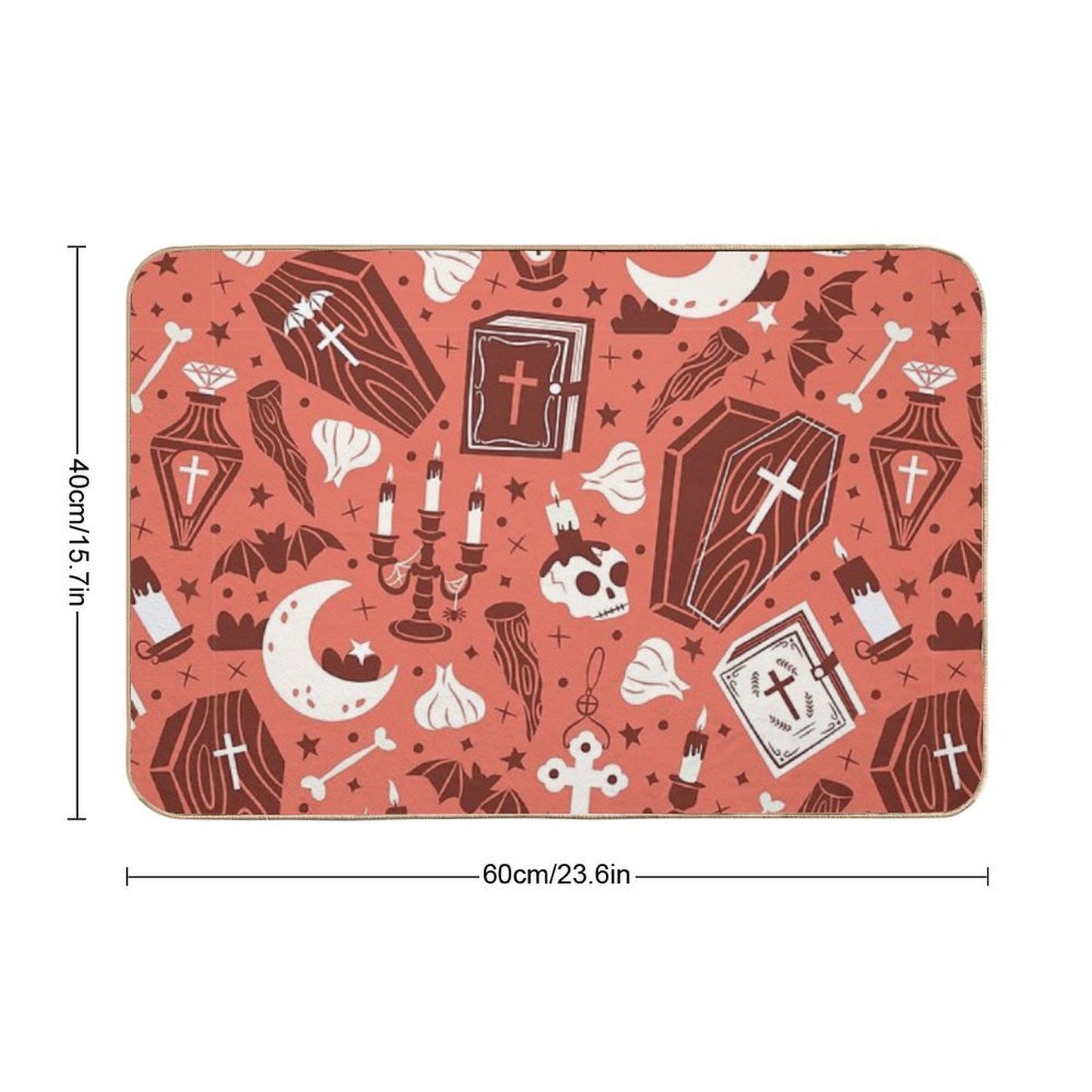 Vampire Vibes  Absorbent Bath Mat