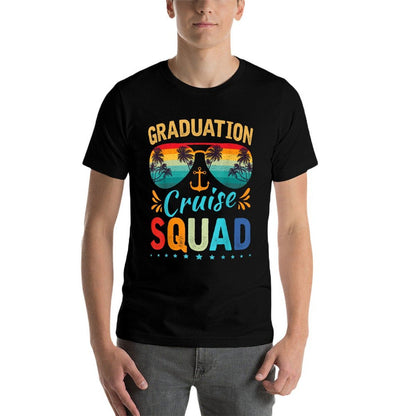 Graduation Cruise Squad 2025 Funny Cruising Graduation Trip  Tagless Design T-Shirt