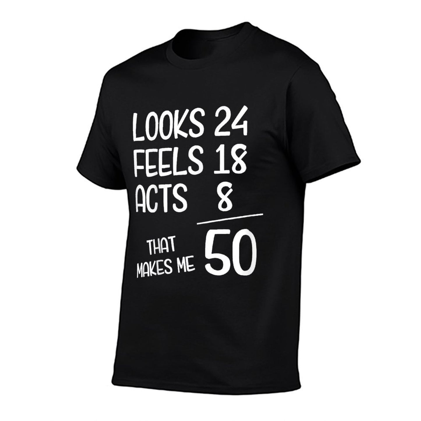 Funny 50 Year Old 50th Birthday Born In 1975  Fade-proof Color T-Shirt