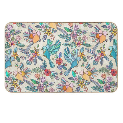 Whimsical Summer Flight  Rapid-Drying Bath Mat