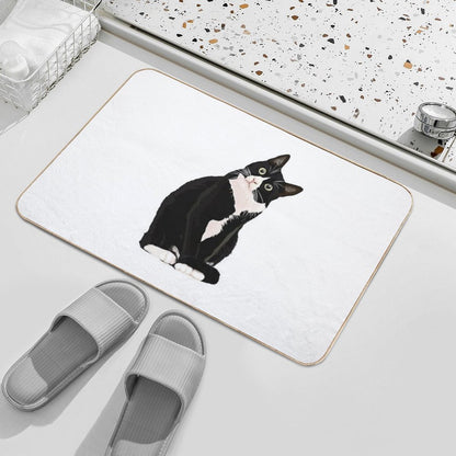 Black Cat  Rapid-Drying Bath Mat