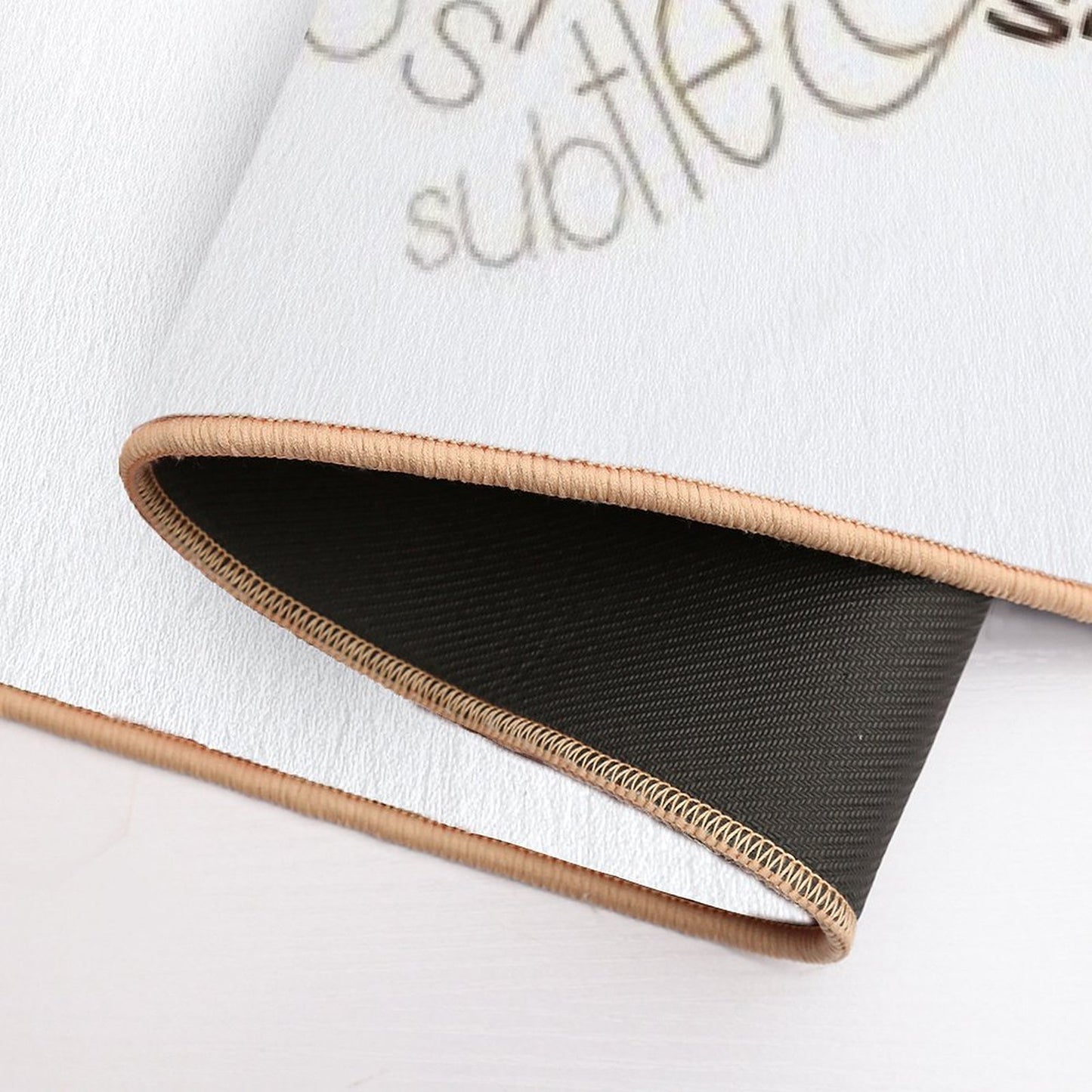 Brown Hedgehog Spirit Animal  Non-Slip Bath Mat