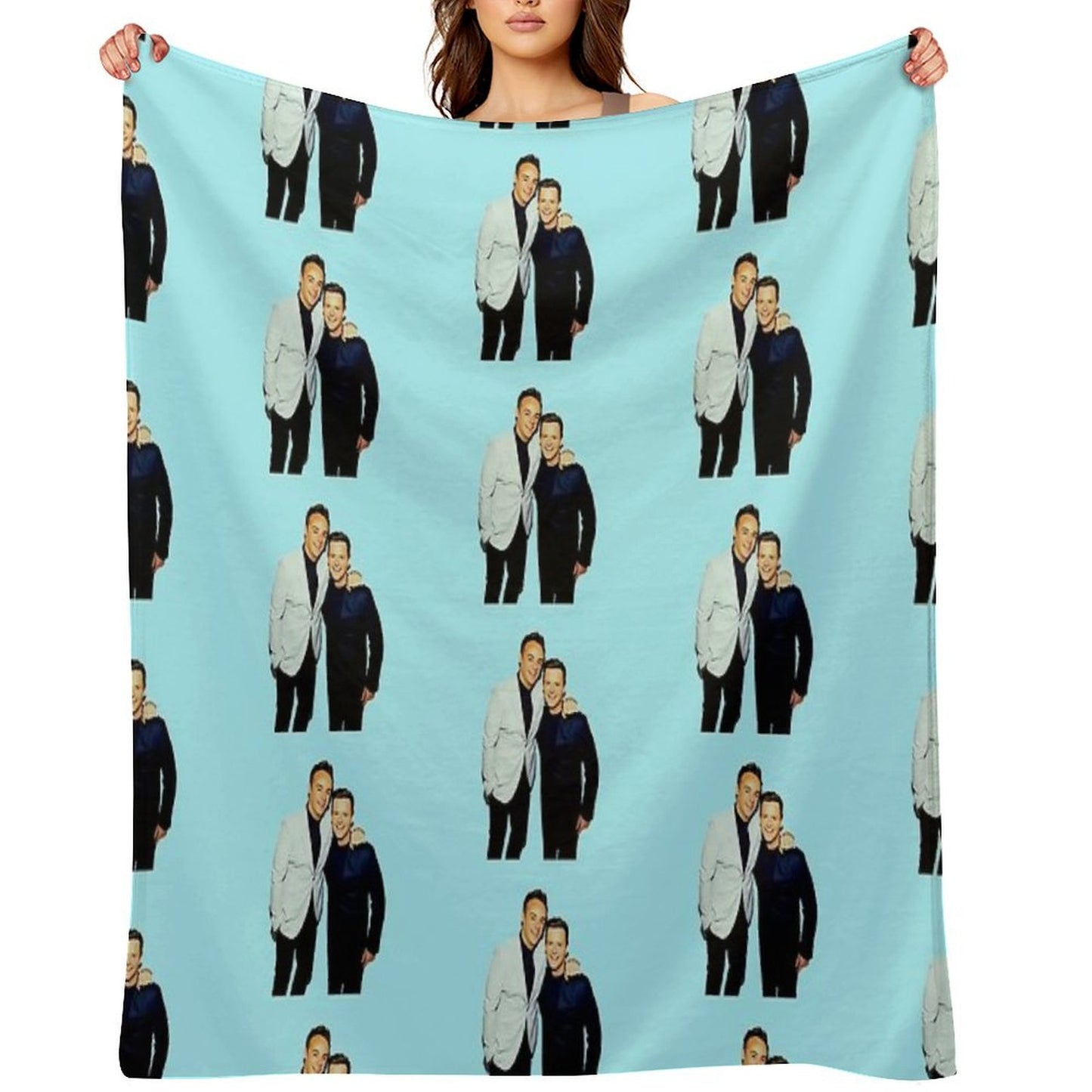 Ant And Dec [2] Sustainable Throw Blanket