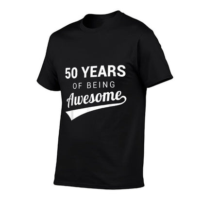 50th Birthday Gift Funny Awesome 50 Year Old Bday Idea  Lightweight T-Shirt