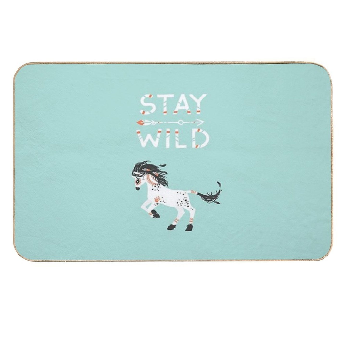 Stay Wild  Rapid-Drying Bath Mat
