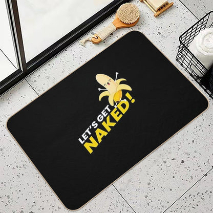 Lets Get Naked Banana Fruit Fruit  Eco-Friendly Bath Mat