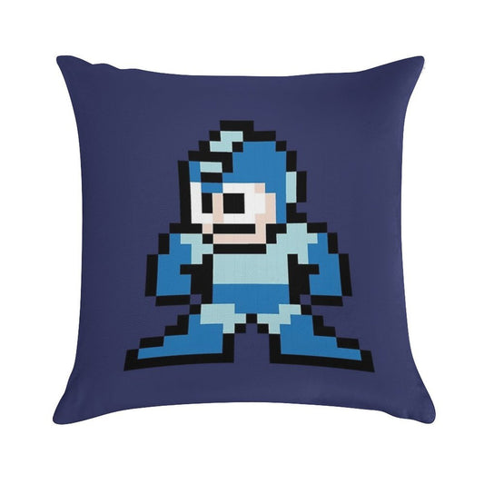 Mega Man - Gift for Gamer - Present for Video Game Lover Soft Warmth Comfort Throw Pillow
