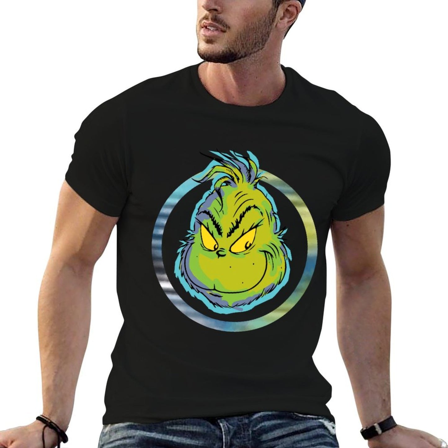 Dr. Seuss Watercolor Grinch  Quick-drying T-Shirt