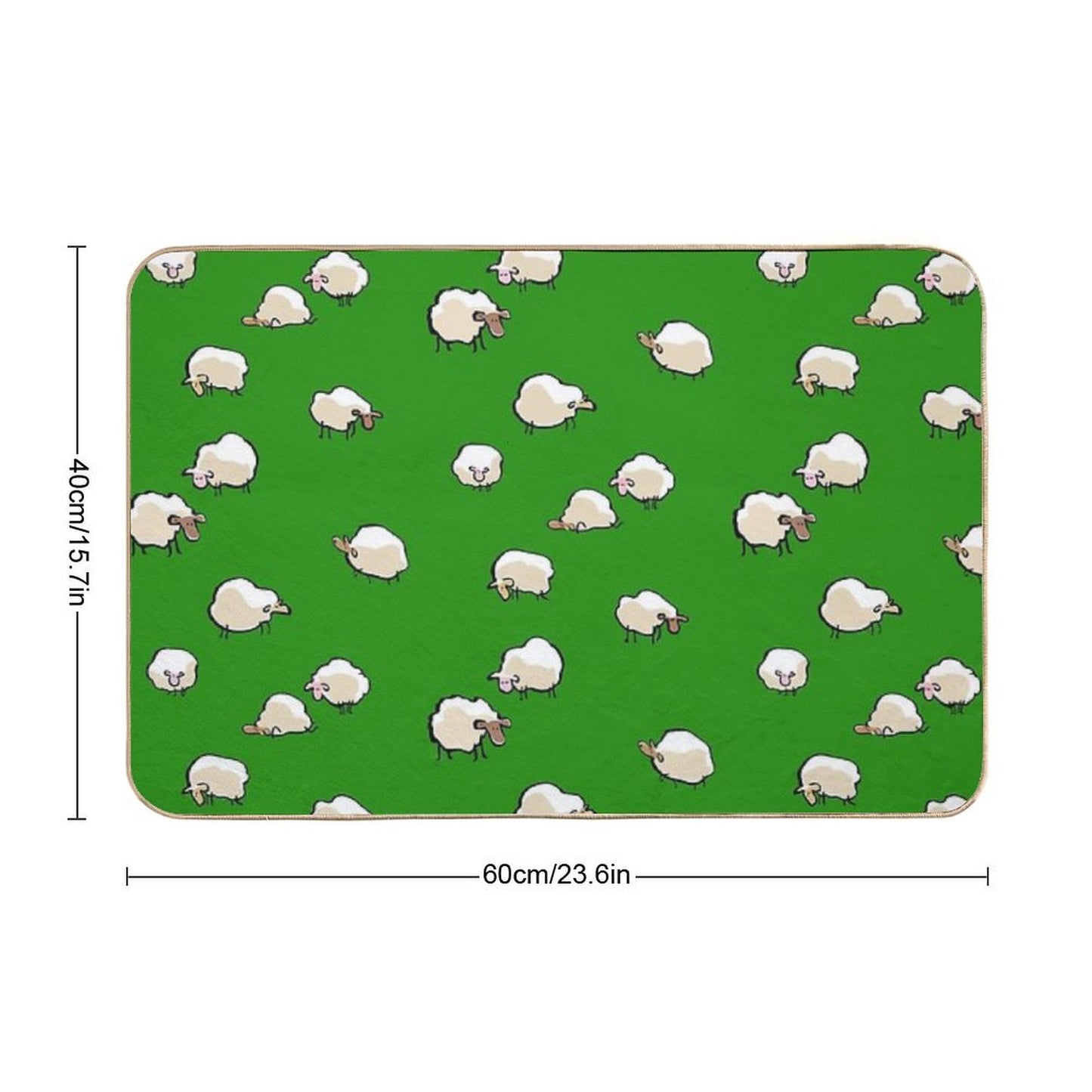 Sheep  Eco-Friendly Bath Mat