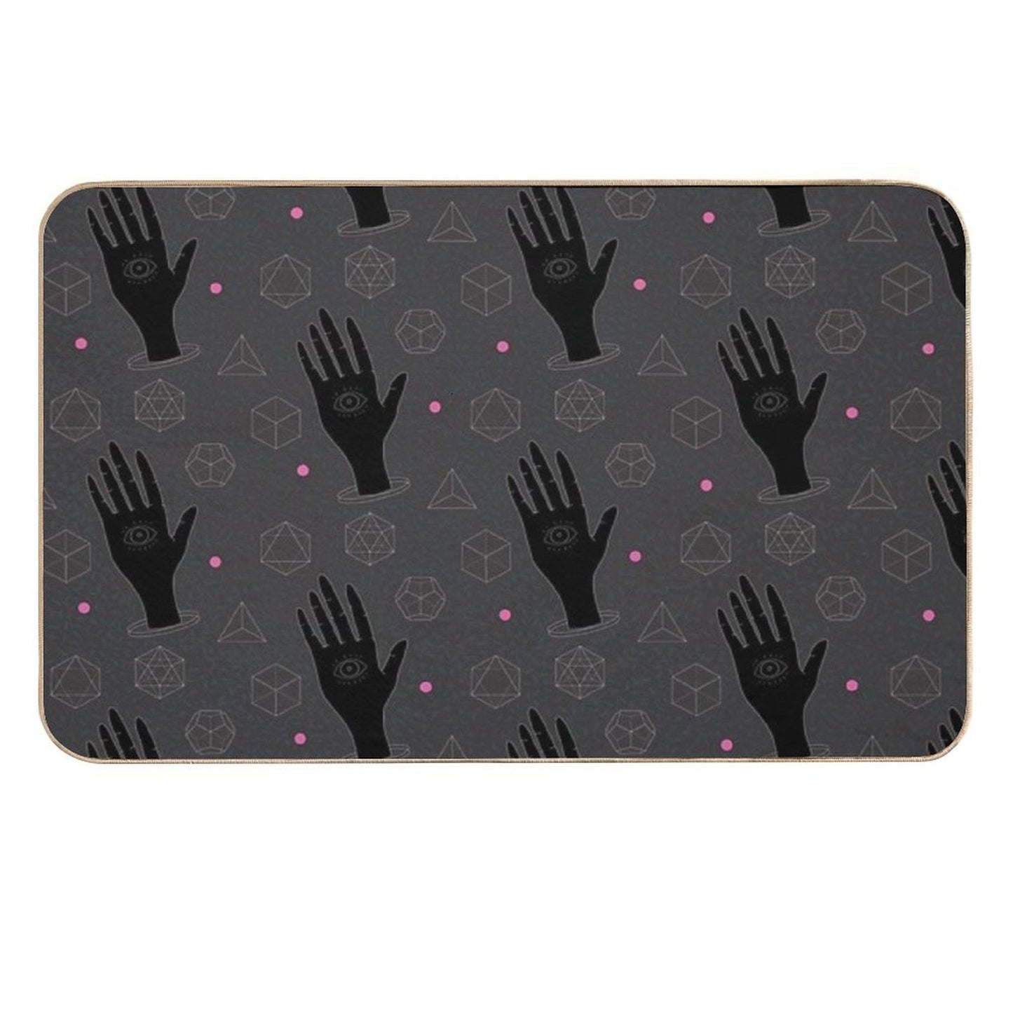 Sacred Geometry  Pet-Safe Bath Mat