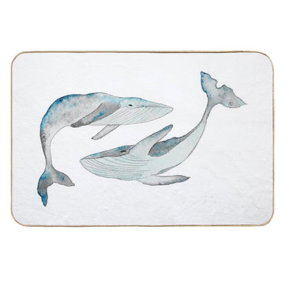 Dancing Whales  Eco-Friendly Bath Mat