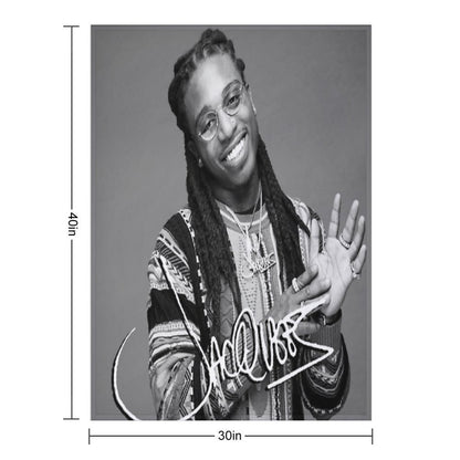 Tenjaq King of R & B American Tour 2019 2020 Compact Throw Blanket