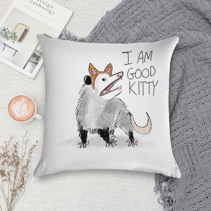 I AM GOOD KITTY Design Soft Gift Ready Throw Pillow