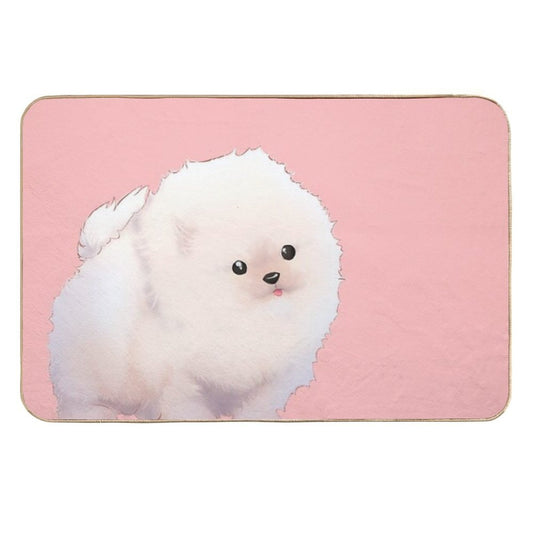 Pomeranian  Long-Lasting Bath Mat