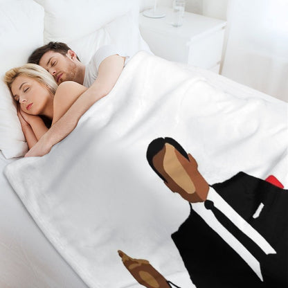 Mad Men Sustainable Throw Blanket
