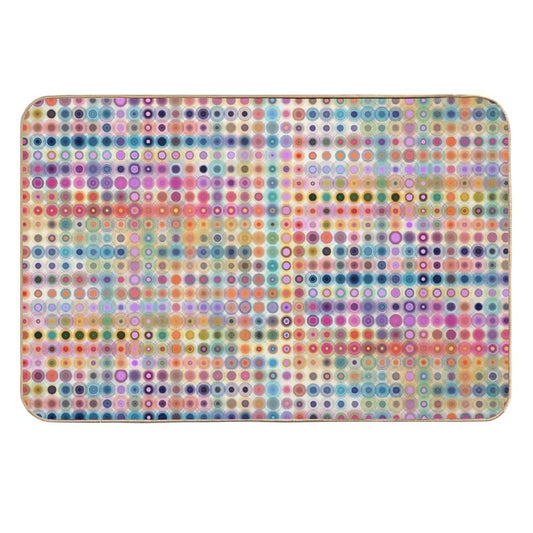Colored Circles  Versatile Bath Mat