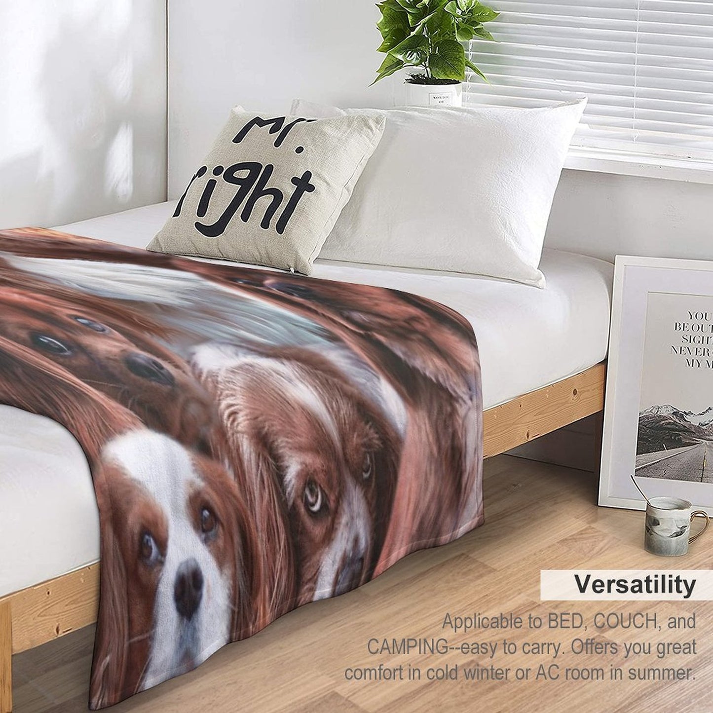 Cavalier King Charles All-season Throw Blanket