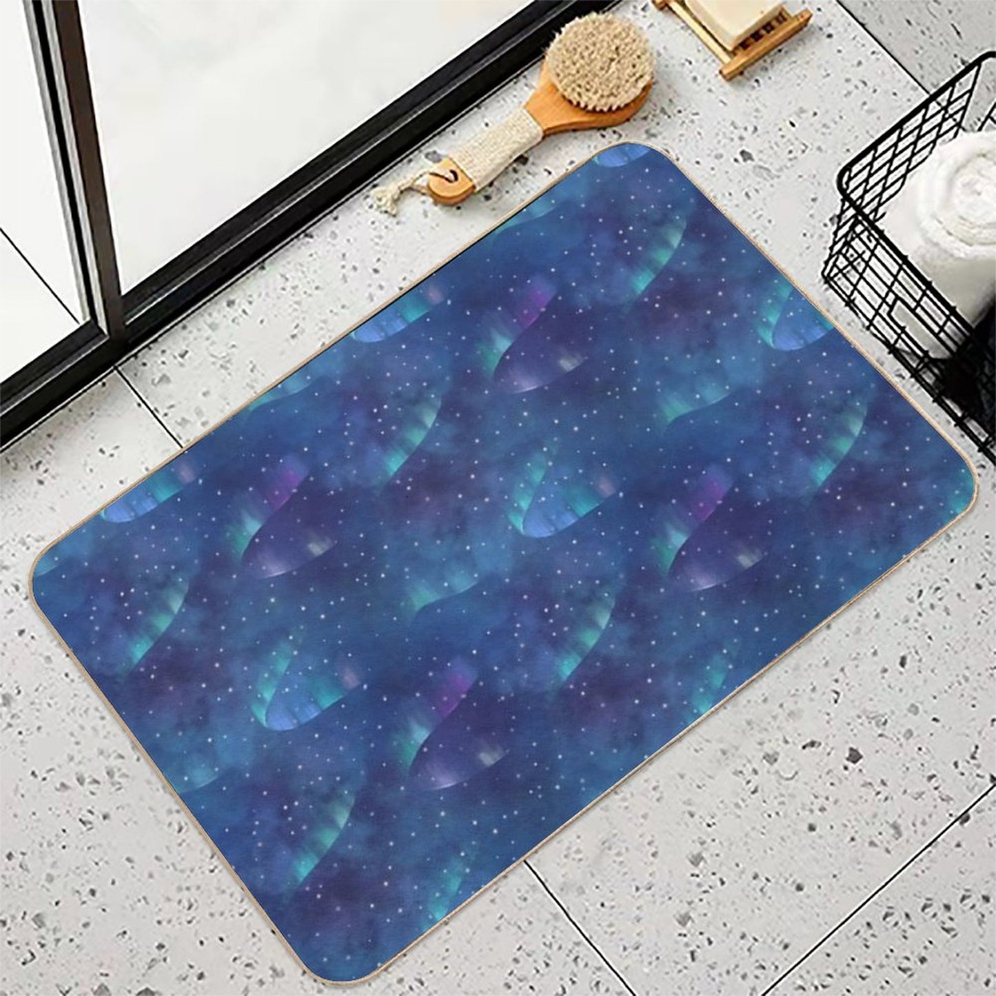 Aurora Borealis  Eco-Friendly Bath Mat
