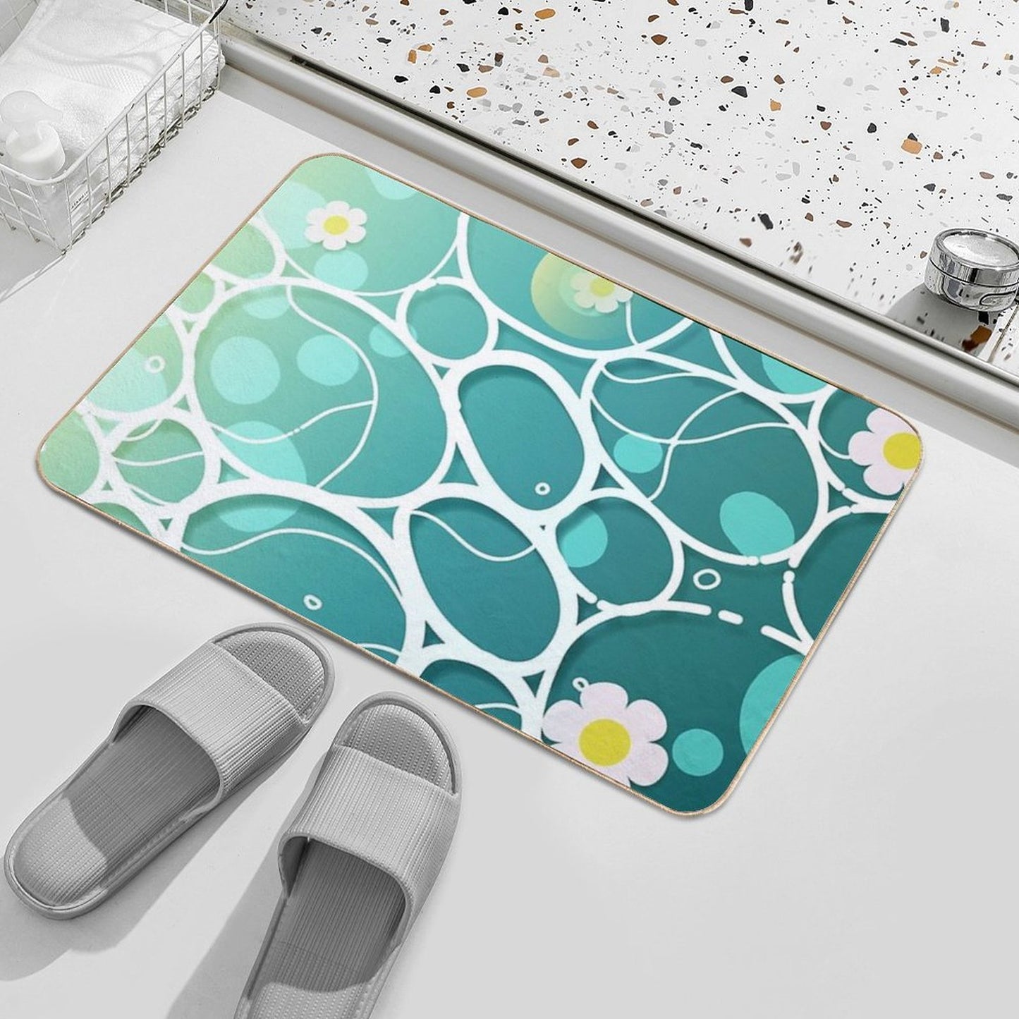 Crystalline Agwite II  Eco-Friendly Bath Mat