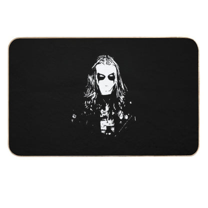 Black Metal Cult  Rapid-Drying Bath Mat