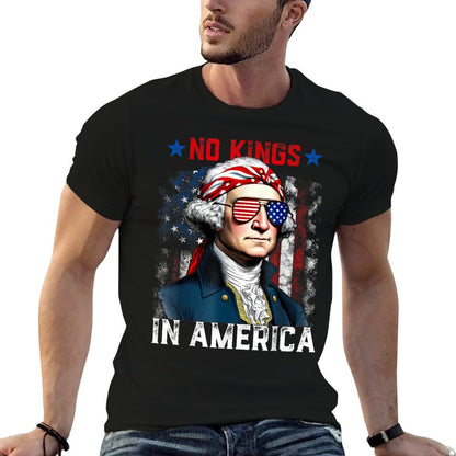 No Kings In America Since 1776 USA 4th Of July  Slim-fit Cut T-Shirt