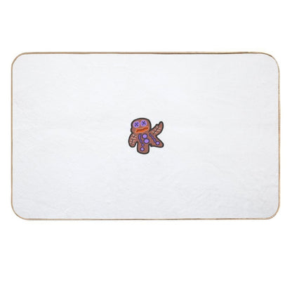 Dead Gingerbread Man  Anti-Trip Bath Mat