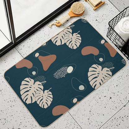 Tropical Night  Stain-Proof Bath Mat