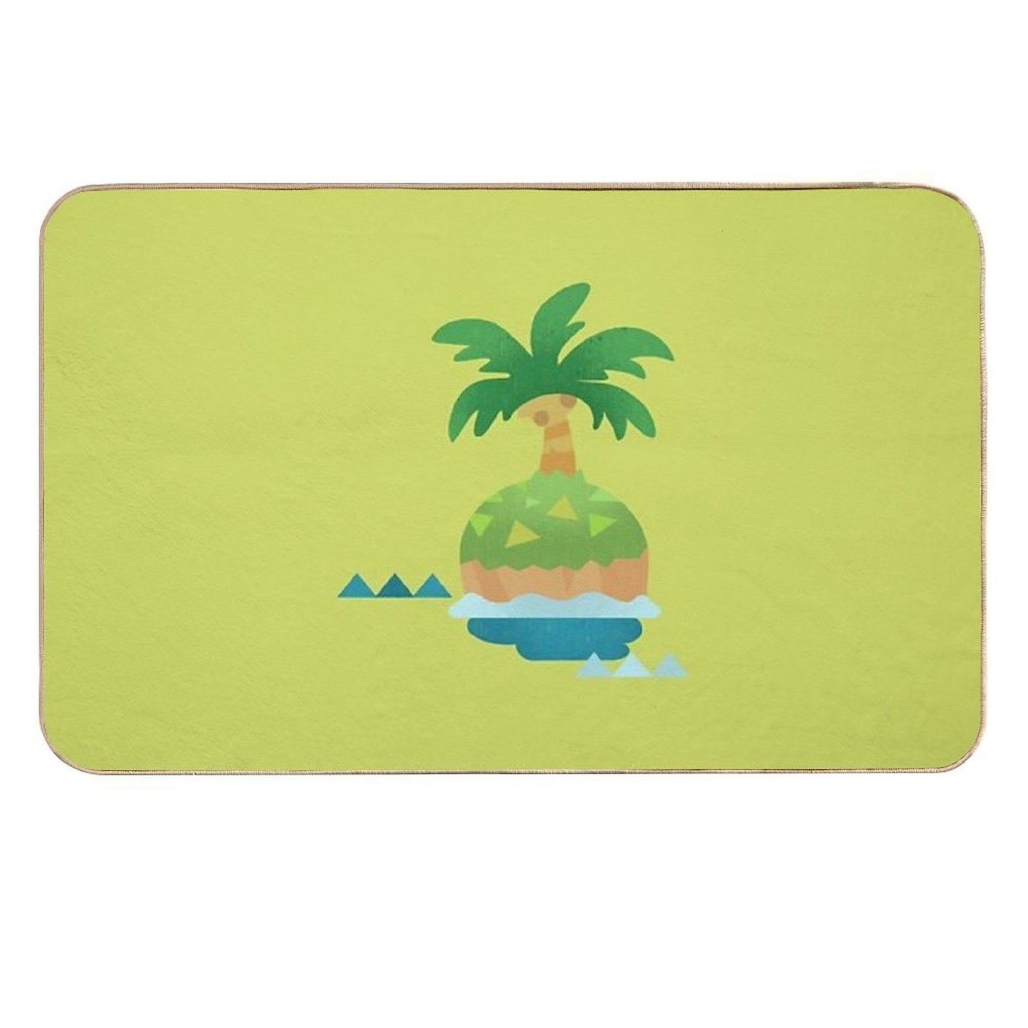 Island Loading Screen  Toxin-Free Bath Mat