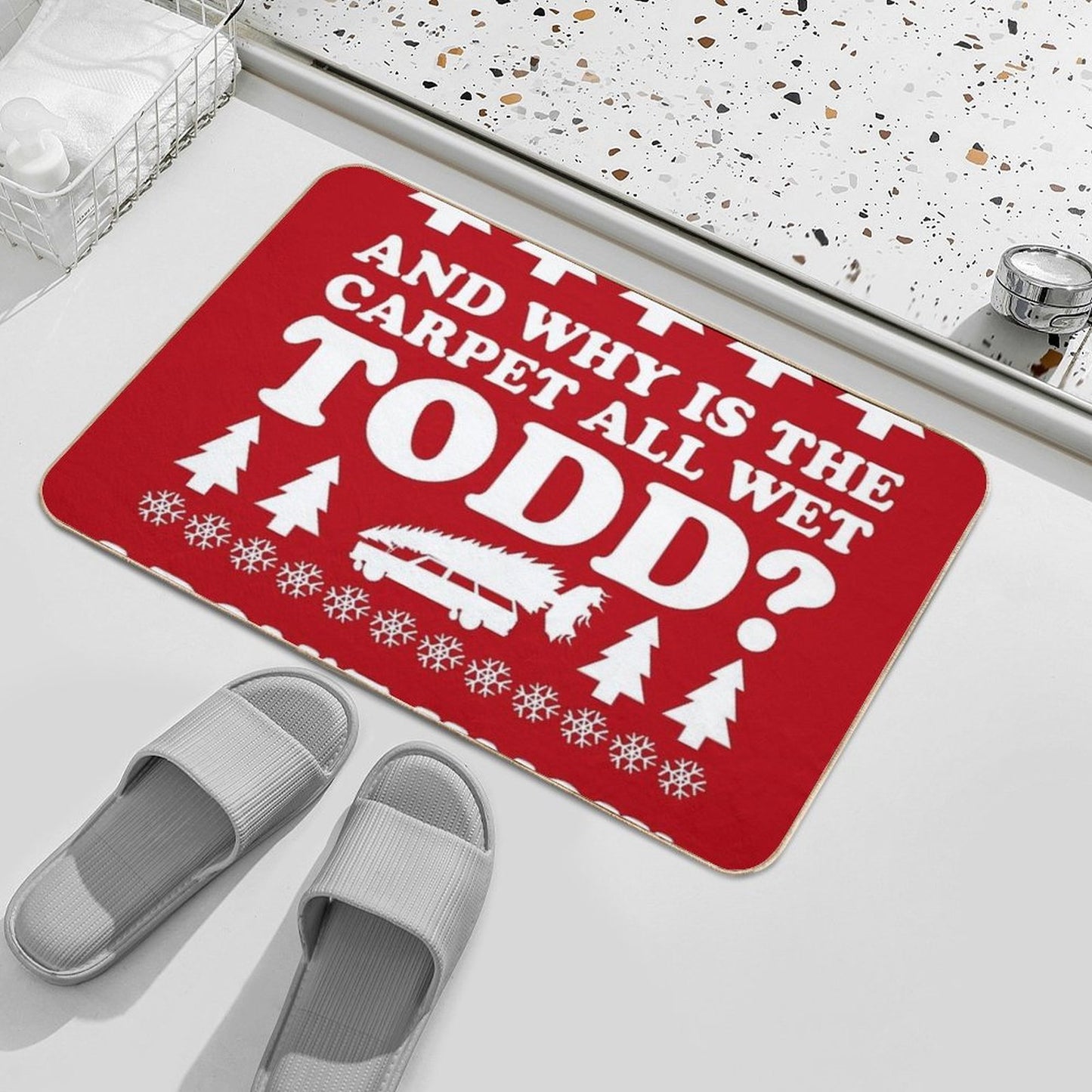 Soggy Christmas  Multi-Purpose Bath Mat