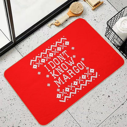 Christmas Vacation Quote - I Don't Know Margo! Durable Bath Mat