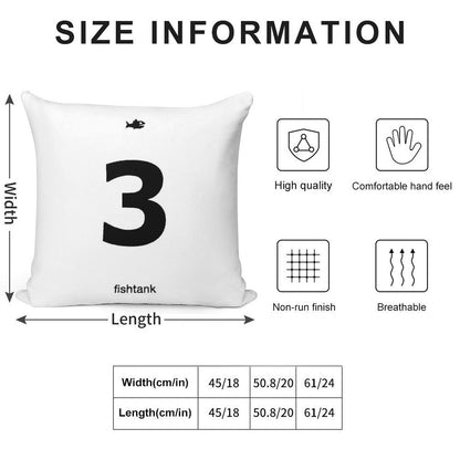 Fishtank Live Room 3 Poster Soft Decorative Cover Throw Pillow