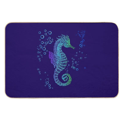 Tribal Seahorse  Multi-Purpose Bath Mat