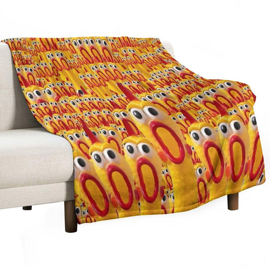Chicken Chorus Lightweight Throw Blanket