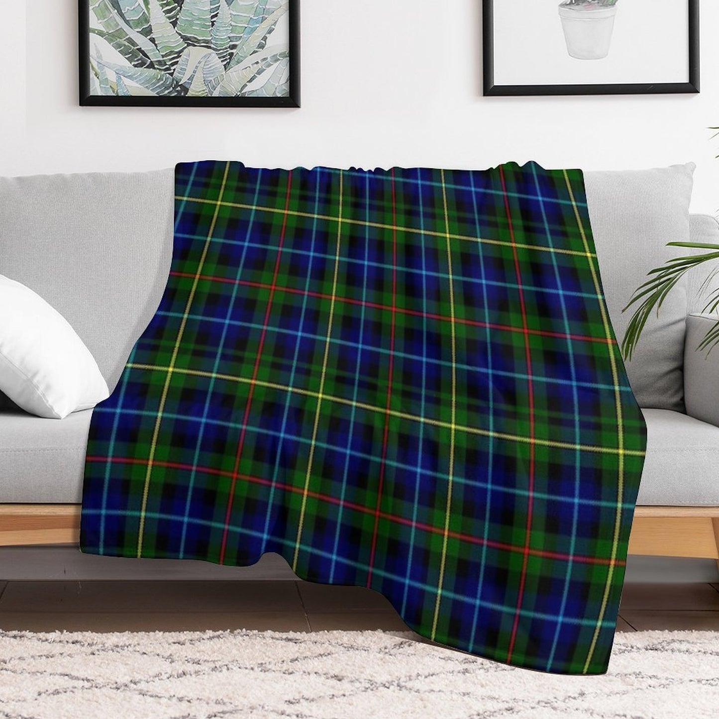 Clan Smith Tartan Gift-ready Throw Blanket
