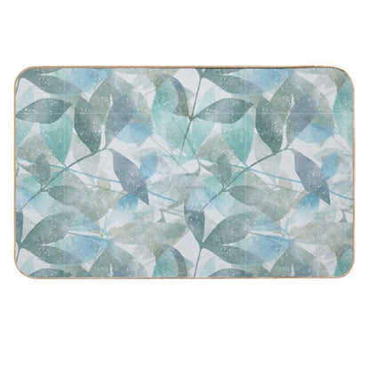 Leaf Pattern Design  Non-Slip Bath Mat