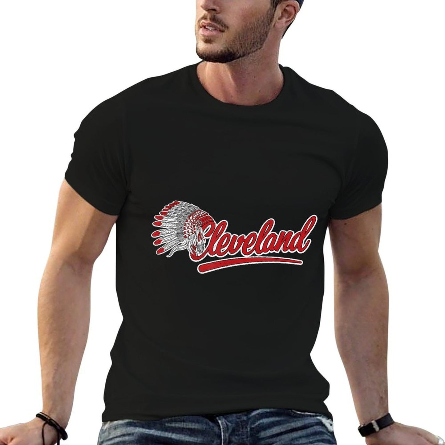 Cleveland CLE for Men Women Kids  Odor-resistant T-Shirt