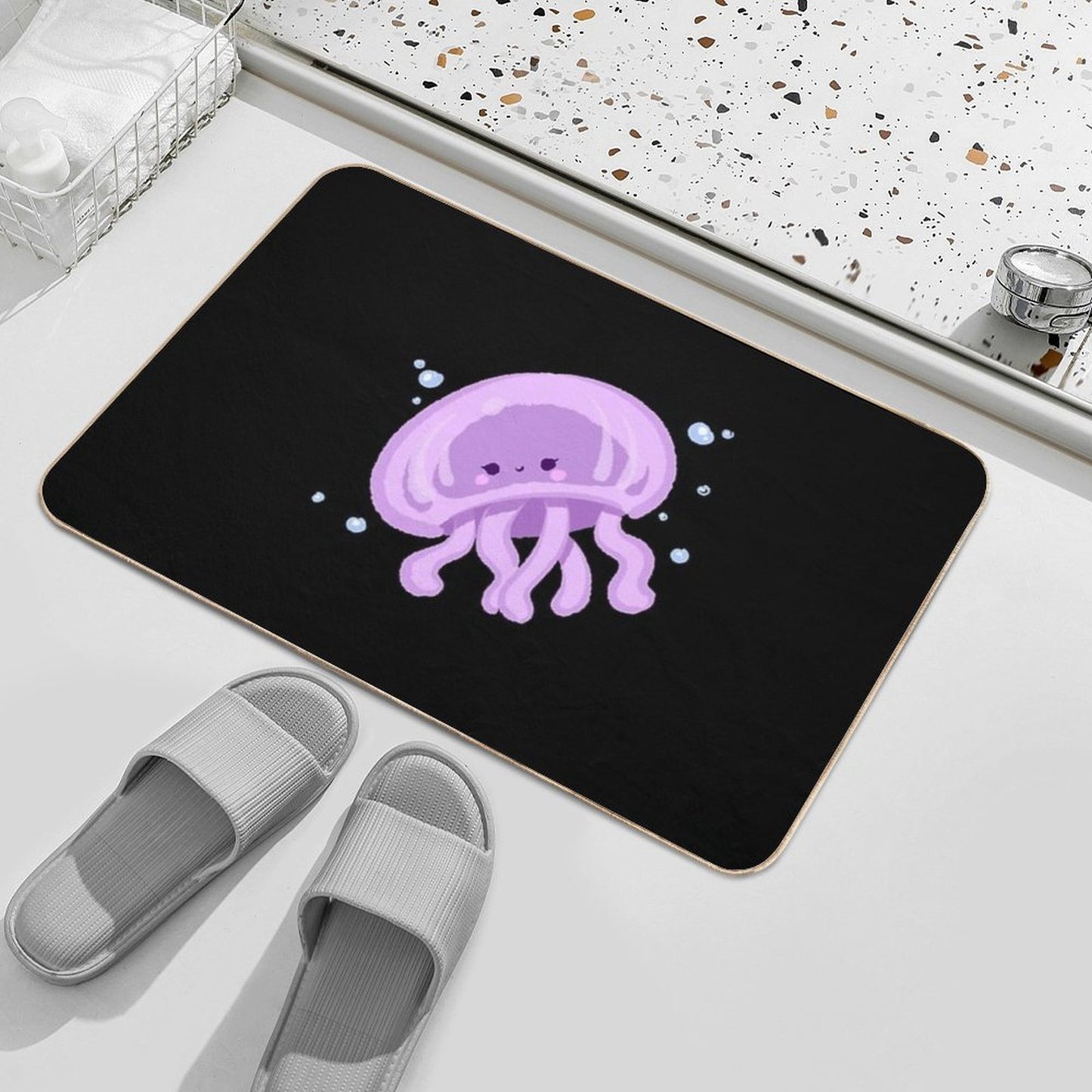 Baby Jellyfish  Anti-Trip Bath Mat