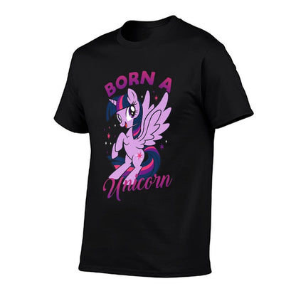 My Little Pony Friendship Is Magic Twilight Born A Unicorn Premium  Oversized Silhouette T-Shirt