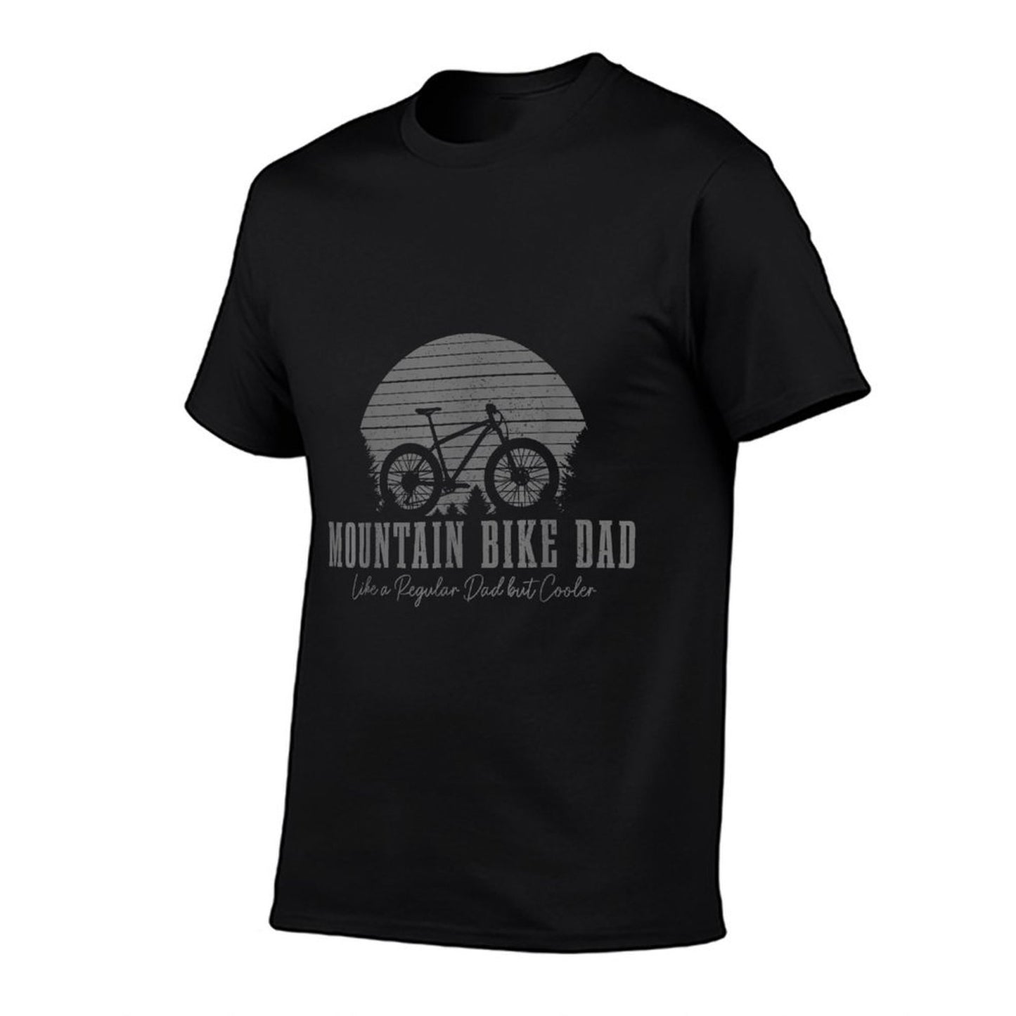 Mountain Bike Dad Vintage MTB Downhill Biking Cycling Biker  Easy-care T-Shirt