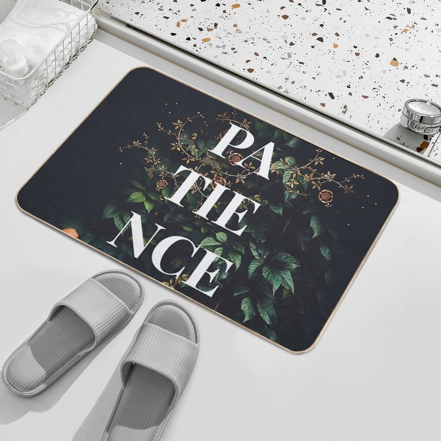 Patience  Dirt-Trapping Bath Mat