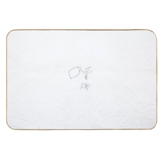 A Person Who Don’t Want to Go to Sleep.  Easy Maintenance Bath Mat