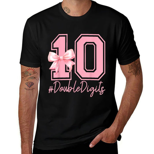 10 Year Old Birthday Girl Coquette 10th Birthday Party  Moisture-wicking T-Shirt