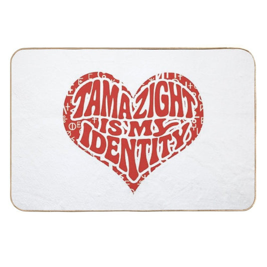 Tamazight Is My Identity  Absorbent Bath Mat