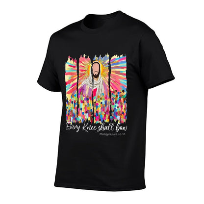 Every Knee Shall Bow God Faith Jesus Christian  Relaxed-fit T-Shirt
