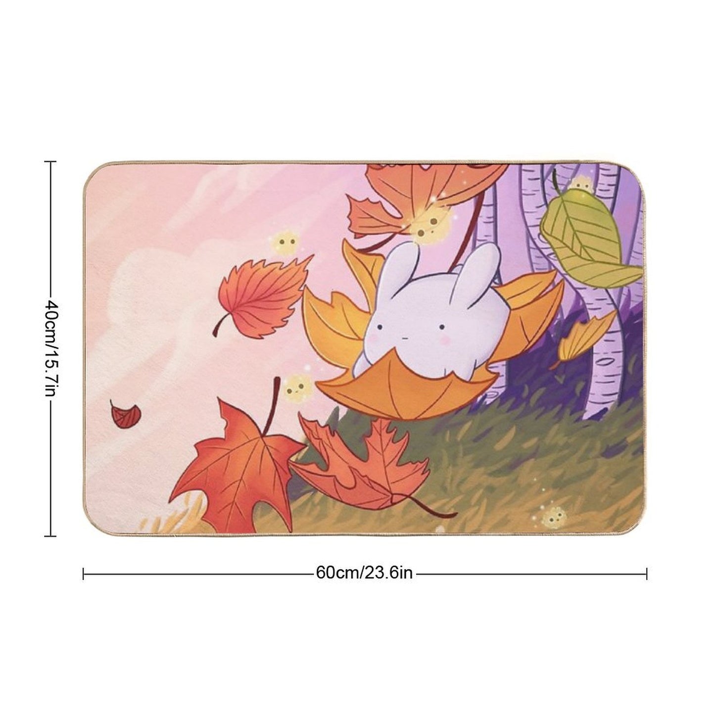 Falling  Absorbent Bath Mat