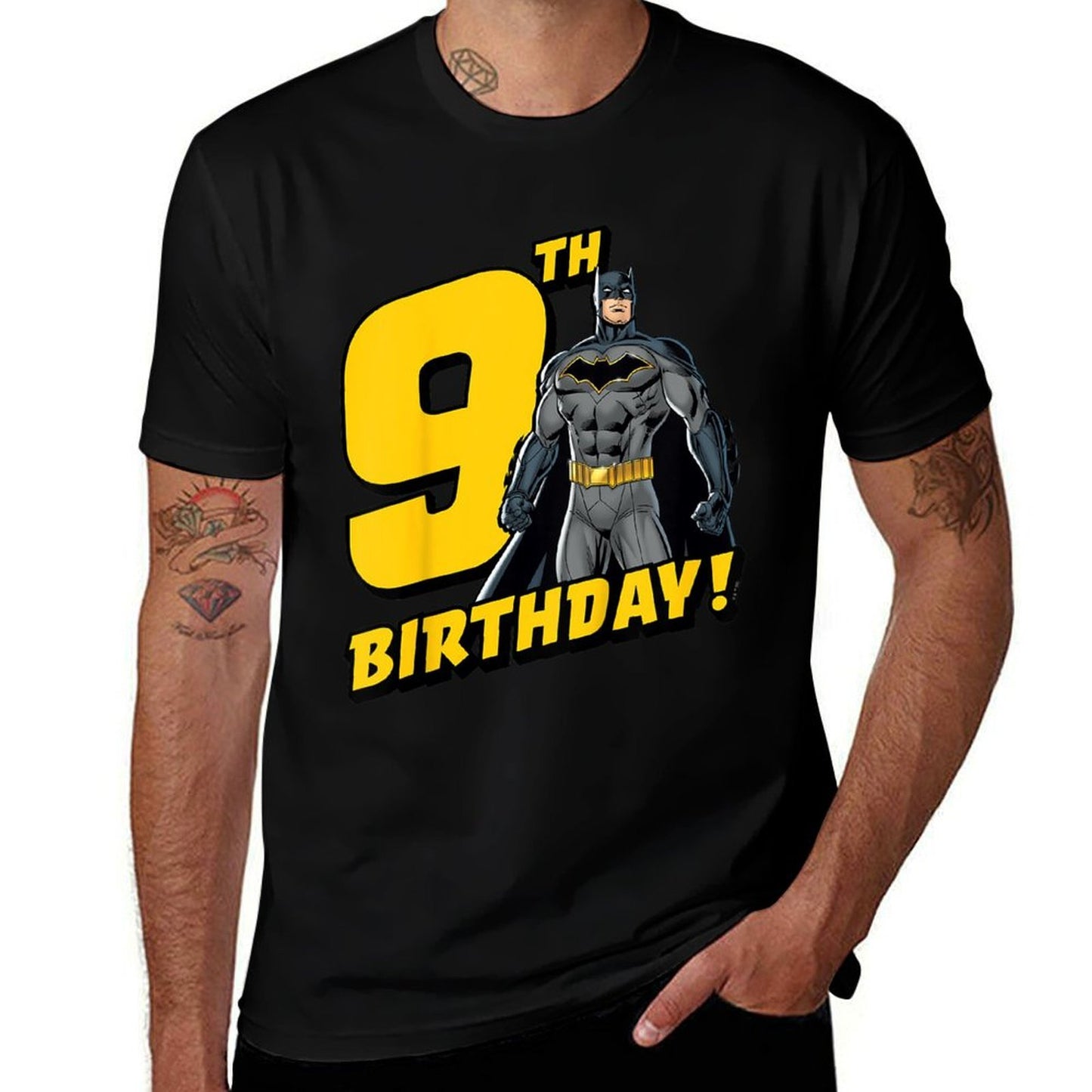 Batman 9th Birthday  Lightweight T-Shirt